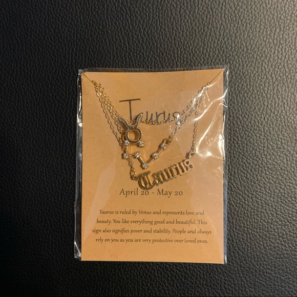 New Taurus Zodiac Sign & Constellation Necklace - Picture 5 of 7